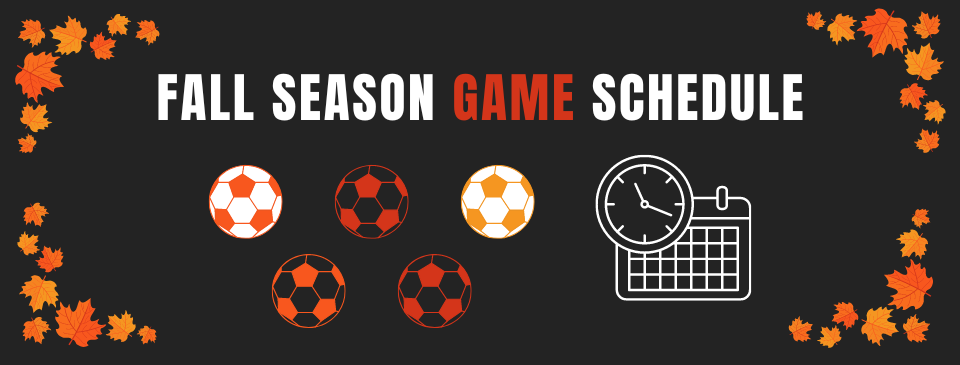 Fall 2023 Game Schedule