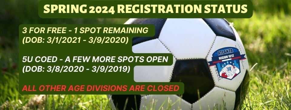AYSO Kids Soccer Spring 2024 - Few More Spots Remaining